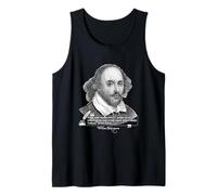 Portrait de Shakespeare avec Citation Fans de littérature Classique Débardeur