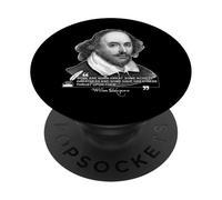 Portrait de Shakespeare avec Citation Fans de littérature Classique PopSockets PopGrip Adhésif
