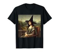 Portrait de sorcière inspiré de Mona Lisa - Chapeau Classique d'halloween T-Shirt