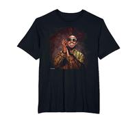 Portrait de Stevie Wonder de L'Artiste Motown par Michael Grecco T-Shirt, Homme Grandes Tailles, Noir, 2X Tall