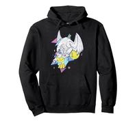 Portrait de style années 90 de Disney Hercules Pégase et Hercule Sweat à Capuche, Unisexe pour adultes, Noir, XXL