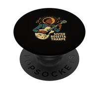 Portrait de sœur Rosetta Tharpe PopSockets PopGrip Adhésif
