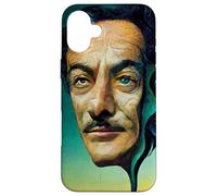 Portrait de surréalisme de Dalí Salvador Coque pour iPhone 16 Plus
