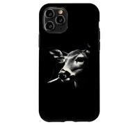 Portrait de Vache laitière Douce Rustique Coque pour iPhone 11 Pro