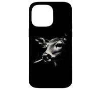 Portrait de Vache laitière Douce Rustique Coque pour iPhone 14 Pro Max
