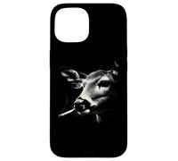 Portrait de Vache laitière Douce Rustique Coque pour iPhone 15