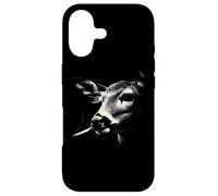 Portrait de Vache laitière Douce Rustique Coque pour iPhone 17