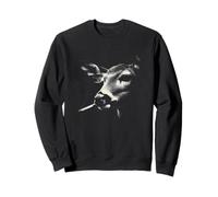 Portrait de Vache laitière Douce Rustique Sweatshirt