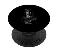 Portrait d'empereur Romain néron icône de la Rome Antique PopSockets PopGrip Adhésif