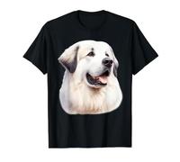 Portrait des Grandes Pyrénées T-Shirt Graphique avec Valeur