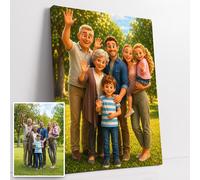 Portrait dessin animé 3D style film d'animation photo - Cadeau personnalisé