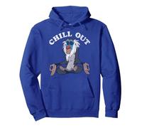 Portrait Disney Le Roi Lion Rafiki Chill Out Sweat à Capuche, Unisexe pour adultes, Bleu Royal, L