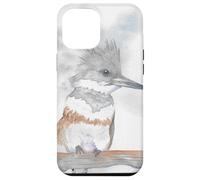 Portrait d'oiseau Aquarelle Kingfisher Coque pour iPhone 12 Pro Max