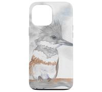 Portrait d'oiseau Aquarelle Kingfisher Coque pour iPhone 13 Pro Max