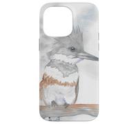 Portrait d'oiseau Aquarelle Kingfisher Coque pour iPhone 14 Pro Max