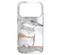 Portrait d'oiseau Aquarelle Kingfisher Coque pour iPhone 17 Pro