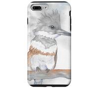 Portrait d'oiseau Aquarelle Kingfisher Coque pour iPhone 7 Plus/8 Plus