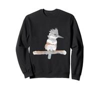 Portrait d'oiseau Aquarelle Kingfisher Sweatshirt