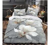 Portrait du cheval blanc Parure de Lit Imprimé en 3D Ultra Douce Léger Respirante animal aquarelle Housse de Couette Microfibre Hypoallergique Fermeture Éclair Résistante for Femmes King（220x240cm）