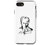 Portrait du fondateur de Türkiye Atatürk avec Signature Coque pour iPhone SE (2020) / 7/8