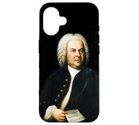 Portrait du Grand compositeur Johann Sebastian Bach Coque pour iPhone 16