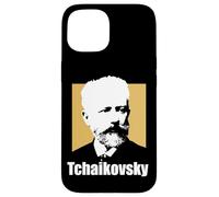 Portrait du Grand compositeur Pyotr Tchaïkovski Coque pour iPhone 15