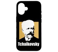 Portrait du Grand compositeur Pyotr Tchaïkovski Coque pour iPhone 16