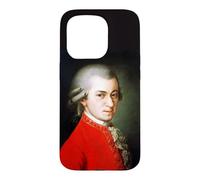 Portrait du Grand compositeur Wolfgang Mozart par Barbara Kraft Coque pour iPhone 15 Pro