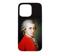 Portrait du Grand compositeur Wolfgang Mozart par Barbara Kraft Coque pour iPhone 15 Pro Max