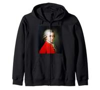 Portrait du Grand compositeur Wolfgang Mozart par Barbara Kraft Sweat à Capuche