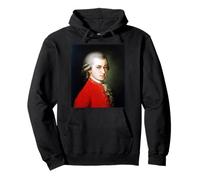 Portrait du Grand compositeur Wolfgang Mozart par Barbara Kraft Sweat à Capuche