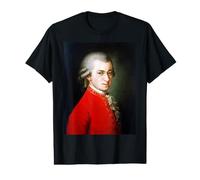 Portrait du Grand compositeur Wolfgang Mozart par Barbara Kraft T-Shirt Graphique avec Valeur