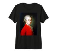 Portrait du Grand compositeur Wolfgang Mozart par Barbara Kraft T-Shirt Haut de Gamme