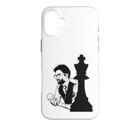 Portrait du Joueur d'échecs focalisé Coque pour iPhone 16 Plus