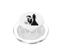 Portrait du Joueur d'échecs focalisé PopSockets PopGrip pour MagSafe