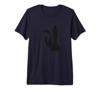 Portrait du Joueur d'échecs focalisé T-Shirt Haut de Gamme