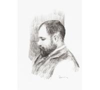 Portrait du marchand d'art français Ambroise Vollard 1866-1939 Après une impression du début du XXe siècle par Auguste Renoir. Ken Welsh Poster imprimé (13x18)