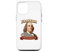 Portrait du père fondateur américain Benjamin Franklin Coque pour iPhone 12/12 Pro