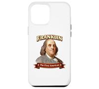 Portrait du père fondateur américain Benjamin Franklin Coque pour iPhone 12 Pro Max