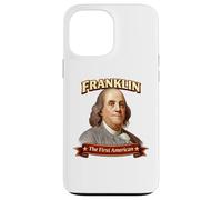 Portrait du père fondateur américain Benjamin Franklin Coque pour iPhone 13 Pro Max
