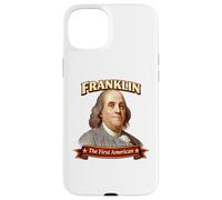 Portrait du père fondateur américain Benjamin Franklin Coque pour iPhone 15 Plus