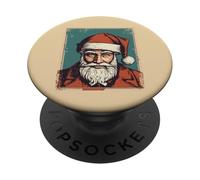 Portrait du Père Noël Pulp Culture Art PopSockets PopGrip Adhésif