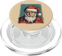 Portrait du Père Noël Pulp Culture Art PopSockets PopGrip pour MagSafe