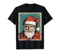 Portrait du Père Noël Pulp Culture Art T-Shirt