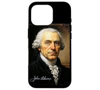 Portrait du président John Adams avec Signature Coque pour iPhone 16 Pro