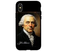 Portrait du président John Adams avec Signature Coque pour iPhone X/XS
