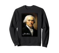 Portrait du président John Adams avec Signature Sweatshirt