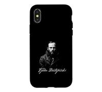 Portrait du romancier Russe Dostojevski Coque pour iPhone X/XS