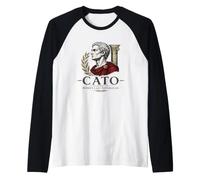 Portrait du sénateur stoïcien de Caton Le Plus Jeune de la Rome Antique Manche Raglan