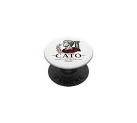 Portrait du sénateur stoïcien de Caton Le Plus Jeune de la Rome Antique PopSockets PopGrip Adhésif